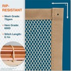 Stair Banister Guard 10x3ft  Baby Safety Net  Balcony Mesh  Almond Brown