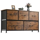  Dresser For Bedroom 11 81 d X 39 37 w X 21 65 h Rustic Brown Wood Grain Print