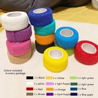 12pcs Cohesive Bandage Wrap 1  X 5 Yards Self Adhesive Tape