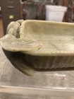 Vintage Asian Soap Stone Dish Boho Bohemian Organic Hand Carved  Bowl