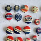 Lot 34 Vtg Antique Political Pinback Buttons President Campaigns Wars Bonds Pins