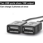 Dc-dc 12v To 5v Converter Step Down Module Usb Output Power Adapter