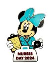 Disney Pin 2024 Nurses Day Minnie Mouse Clipboard Heart Limited Release Htf