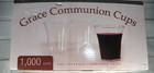 Grace Communion Cups Box Of 1000 Plastic Disposable Fits Standard Communion Tray