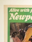 1975 Newport Cigarettes Print Ad Man Carry Woman Snow Alive W Pleasure Vtg 1970s