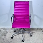 2014 Herman Miller Eames Aluminum Group Executive Desk Chair Leather