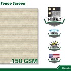 4  5  6  8  Tall Fence Privacy Screen Shade Cover Windscreen Mesh Garden-beige