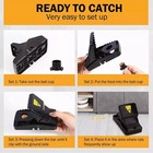 6 Pack Mouse Traps Rat Mice Killer Snap Trap Power Rodent Heavy Duty Pest Trap