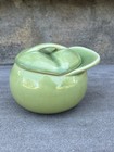 Vintage Ceramic Sugar Bowl  Jam Jar  Individual Soup Tureen W  Lid - Mint