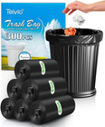Trash Bags  3 Gallon  300 Count  Black  For Bathroom  Office  Industrial  Com   