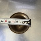 Vintage Etched Brass Container   Vase  Made In India 3 5    Cup Leafs