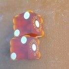 Sands Hotel Las Vegas Casino Dice Red Pair Collectible Casino Dice