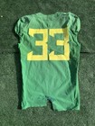 Oregon Ducks Practice Player Worn Team Issued Jersey  33 Logo Patch Green Nike