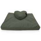 Buckwheat Filled Heart Pillow - Zen Meditation Cushion For Sitting On Floor