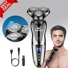 3-in-1 M   n s Wet d  y Electric Razor Usb Rechargeable Shaver With Nose Trimmer