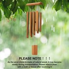 Natural Bamboo Wind Chimes Soft Sound Outdoor Garden Decor