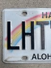 Hawaii License Plate  Aloha State  Used  Lht 507