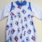 Vintage 90s Babygro Daddy s Pilot Planes Sleeper Footie Pajamas Baby Medium