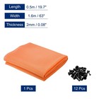 Speaker Grill Cloth 20 X 63 Inch Stereo Mesh Fabric With Buckle Orange