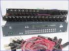 Kramer Vs-1616a 16 Channel Balanced Audio Matrix Switcher   Xlr Panels Prewired 