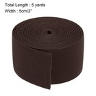 Elastic Bands For Sewing 5cm 5 Yard Dark Brown Knit Elastic Spool