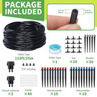 115ft Drip Irrigation System Kit  Automatic Diy Watering Misting System For Rais