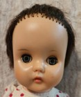 Vintage 1960 s 14  Doll - Hard Plastic Body And Legs  Soft Plastic Head And Arms