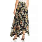 Derek Lam 10 Crosby Floral Fairy Midi Skirt Size 4 Flowy Handkerchief Hem Maxi