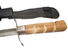 Original Wwii Custom Fighting Knife   Scabbard Military