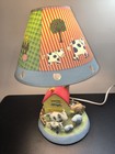 Cute Vintage Childs Farm Animal Lamp 16  Tall Perfect Condition 