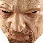 Customs Paid By Seller   Walter White Style Bald Man Latex Mask Halloween Cospla
