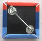 Vintage New York City Transit Subway Pin R-42 Train Car 50 Years Of Service Nyc