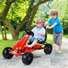 Go Kart Kids Ride On Car Pedal Powered Car 4 Wheel Racer Toy Stealth Outdoor New