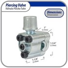 Appli Parts Apt-pv210 1 4  5 16  3 8 In Bullet Piercing Valve Kit With Tube Size
