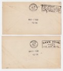 Canada 1930 Set First Flight Cachet Covers Between Regina To from Edmonton