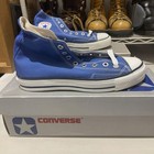 Deadstock Vintage 80s Converse All Star Basketball Canvas Brght Blue 19284 Us7 5