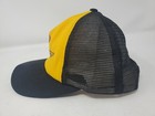 Vintage Indianapolis Motor Speedway Indy 500 Yellow W black Mesh Snapback Hat Ca