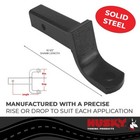 Husky Towing 31362 2  Receiver Trailer Hitch Ball Mount