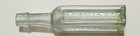 Shiloh s Consumption Cure  Embossed Aqua Bottle  S  C  Wells   Co  Leroy  N y 
