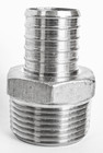 3 4  Stainless Steel Pex Adapter Mnpt X Male Pex Hose Barb Crimp Fitting Ss 316