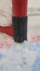 Icelock Pro Adjustable Hockey Net Pegs  3 Spike Design  With Skate Guards