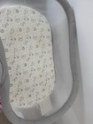 Halo Oval Bassinet W  Stand  Adjustable Height  Mesh Sides  Gray white