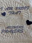 Embroidered Baby Quilt  Baby Quilt  Baby Blanket  White Baby Blanket