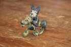 Rare Vintage Disney Mickey Mouse Riding Pluto Cast Iron Figurine Statue Toy