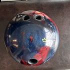 Brunswick Hero Bowling Ball Blue Red Drilled Bowling Ball
