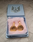 Amazing Vintage Cufflinks Greek Dictatorship Era Emblem Banner 1967-74
