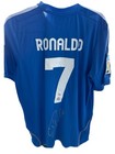 Cristiano Ronaldo Signed 2013 14 Real Madrid Away Jersey-psa dna Witnessed