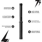 Stun Gun Sidekick With Flashlight   280 Lumen W  Anti Grab Prongs