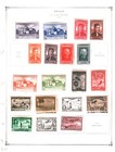 Collection   Spain Part D Scott Album Page  1916 1960  Cat  60 Mint   Used Bob