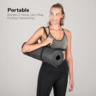 Exercise Yoga Mat 1 2-inch Thick W carry Strap Gym Pilates Meditation Fitness